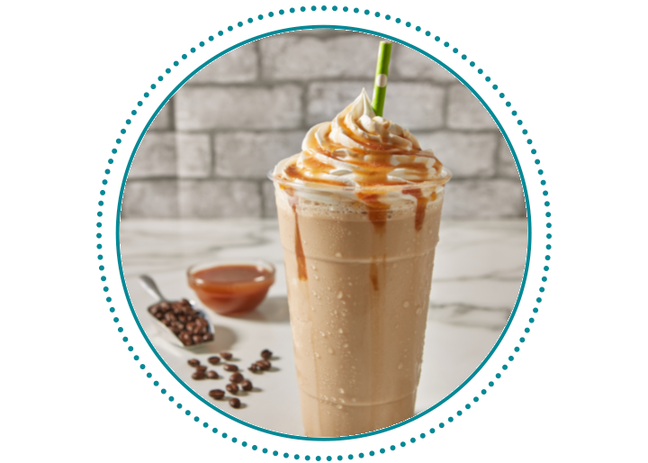 Salted Caramel Latte Freeze